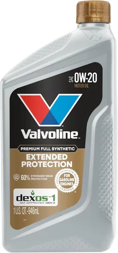 Vista 203 de Valvoline SynPower Full aceite sintético para motor, 1 Cuarto de galón, Ambar
