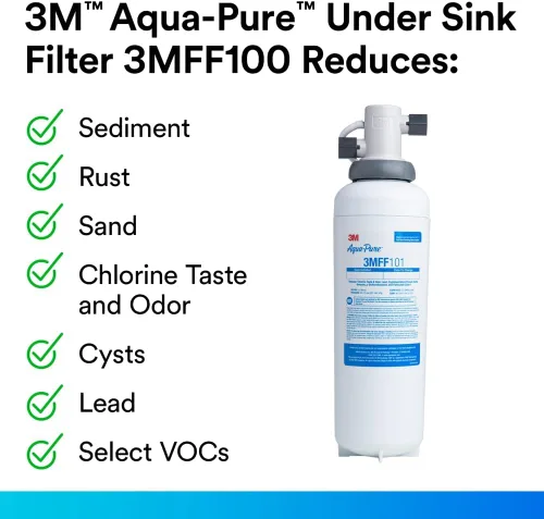 Vista 6 de Sistema de filtración de agua bajo el fregadero 3M Aqua-Pure, N/A, 1
