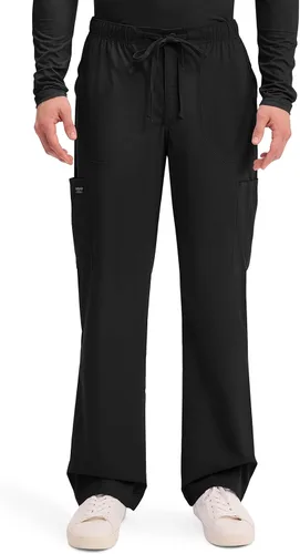 Vista 13 de Cherokee WW Professionals - Pantalones de uniforme médico para hombre con Azul Cielo