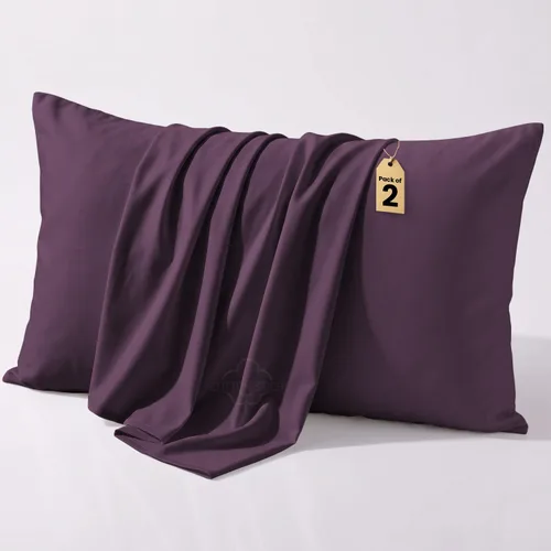 Vista 13 de COTTON STICH Juego de 2 fundas de almohada para niños pequeños, mini fundas de almohada de algodón de 600 hilos, fundas de almohada suaves y ligeras