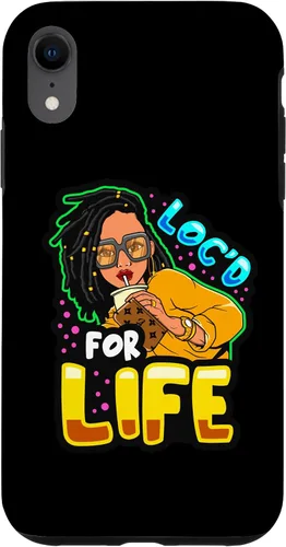 Vista 25 de Loc'd for Life Funny Locs Black Queen Dreadlocks Women Girls Case for iPhone 17