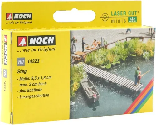 Vista 3 de Noch 14223 Kit de modelo de escala H0 de muelle de pesca pequeño