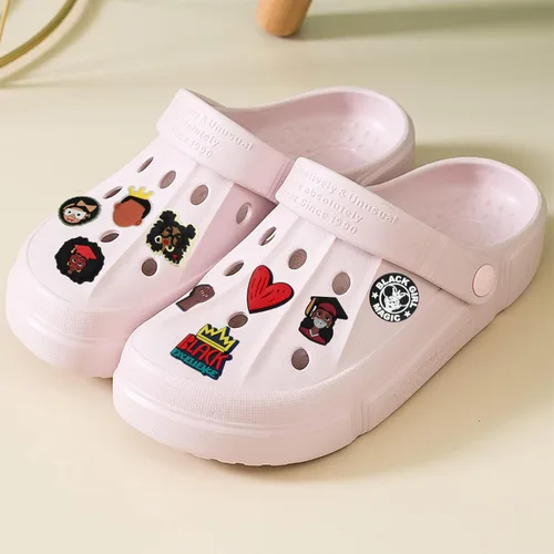 Vista 7 de 55 dijes de decoración de zapatos para niños, niñas, mujeres, adolescentes, Black Live Matters Kids Clog Accessories Pin Fit Garden Sandals Bracelet