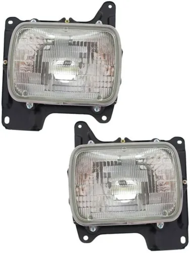 Vista 8 de KarParts360 Para Nissan D21 Conjunto de faros delanteros 1986 1987 1988 1989 lado del conductor XE NI2500103 B606001G10
