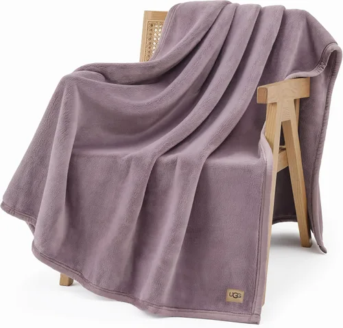 Vista 51 de UGG Coco - Manta acogedora para sofá y cama, 50 x 70 pulgadas, color negro (tinta)