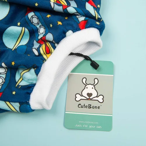 Vista 7 de CuteBone Dog - Ropa par mascotas. Atuendos suaves para cachorros. Pijamas y mamelucos para mascotas. rocket