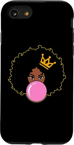 Vista 13 de Funda para iPhone 15, diseño de melanina, diseño de melanina, color rosa mágico