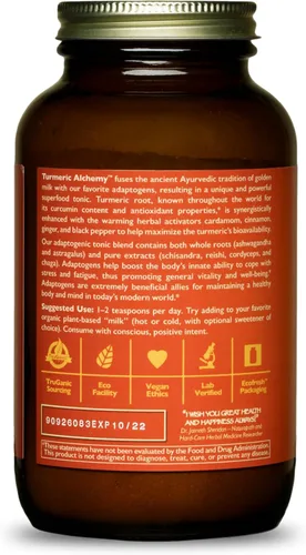 Vista 3 de HEALTHFORCE SUPERFOODS Alquimia de Cúrcuma - 6.35 oz Polvo