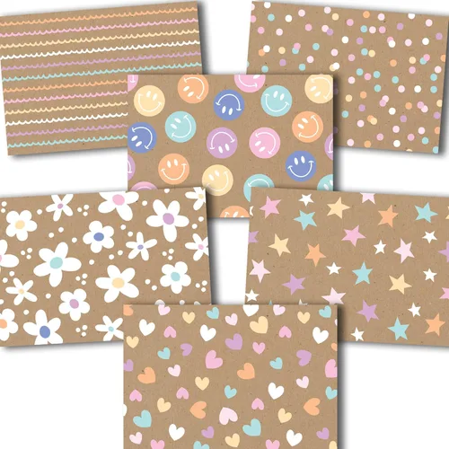 Vista 11 de 24 Blank Cards and Envelopes Blank Note Cards Stationery Designed in USA Colorful Vibrant 24 pcs