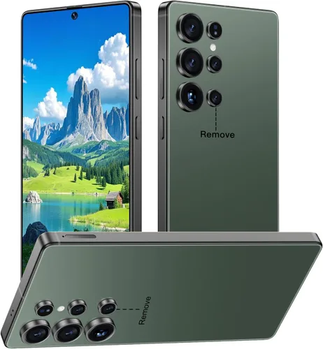 Vista 12 de I25 Ultra 5G - Teléfono inteligente desbloqueado, 16 GB+512 GB 7000 mAh, teléfono celular completamente para Android 14, pantalla HD de 6.99 Rosa
