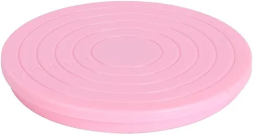 Vista 9 de 2 mini tocadiscos para tartas de 5.5 pulgadas, soporte giratorio de 360 grados, base giratoria de postre para pasteles para decoración de cupcakes
