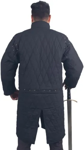 Vista 5 de THE MEDIEVALS Abrigo acolchado Gambeson Chaqueta Aketon para SCA