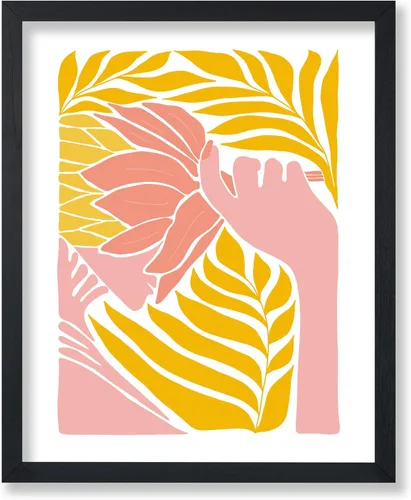 Vista 28 de Poster Master Póster de gato – Estampado floral retro – Arte de flores – Arte colorido de gato – Arte bohemio chic – Arte abstracto genial – Arte