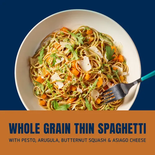 Vista 4 de Barilla Pasta de grano entero, espaguetis finos, 16 onzas (paquete de 20)