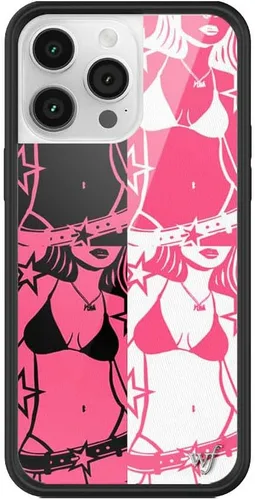 Vista 25 de Wildflower Fundas - Compatible con iPhone 14 Pro Max Protector negro parachoques, certificado de prueba de caídas de 6.5 pies, pequeña empresa