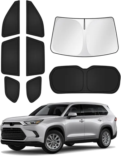 Vista 148 de Canvcle Parasol para parabrisas para Tesla modelo Y/3 2017-2025 2026 (compatible con modelos 2025 Y Juniper/2024 Modelo 3 Highland), parasol grueso