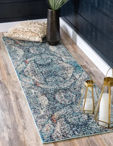 Vista 11 de Unique Loom Vita Collection - Alfombra vintage saturada, moderna y sobreteñida, inspirada en el mundo, 2 pies 2 pulgadas x 3 pies 0 pulgadas
