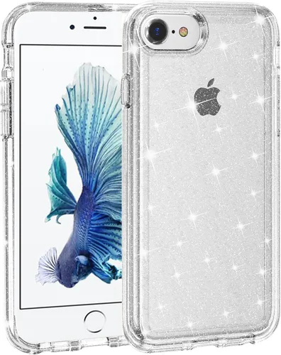 Vista 12 de TENOC Funda para iPhone 6 y iPhone 6s, Funda negra con amortiguador protector antihuellas mate para 4.7 pulgadas