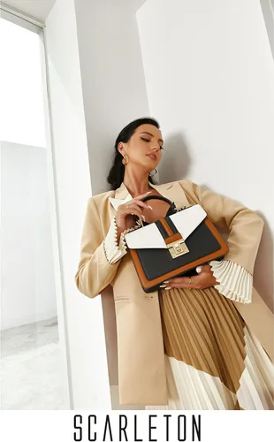Vista 2 de Scarleton H2065 - Bolso de mano para mujer, monederos para mujer