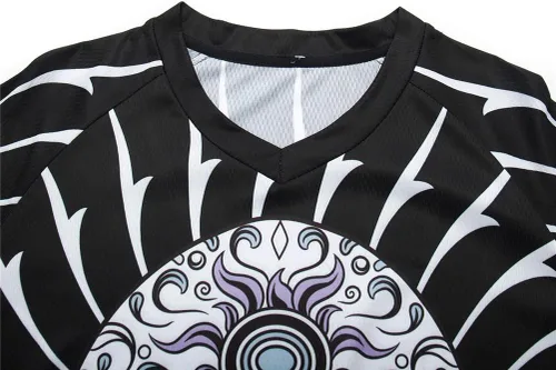 Vista 70 de Hotlion Camiseta de ciclismo para hombre, manga larga, MTB Motocross, ropa de carreras todoterreno