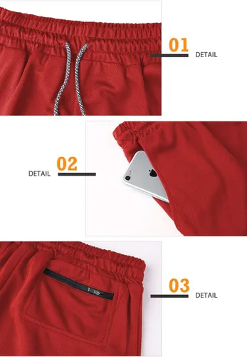 Vista 5 de Surenow - Pantalones cortos de correr para hombre, pantalones cortos 2 en 1 para entrenamiento, de 7 pulgadas, para yoga, deportes al aire libre