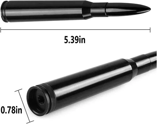 Vista 2 de Antena universal de repuesto para vehículo de automóvil compatible con Ford F150 F250 F350 Super Duty Raptor Dodge RAM 1500 2500 3500 (negro)