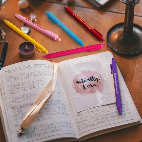 Vista 7 de 12 bolígrafos inspiradores motivacionales con citas positivas, regalos inspiradores para profesores, enfermeras, trabajadores, oficina, suministros