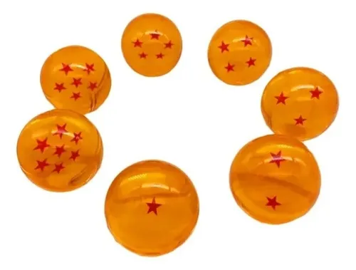 Vista 2 de SET DE 7 ESFERAS DEL DRAGÓN – DRAGON BALL (COLECCIÓN COMPLETA)