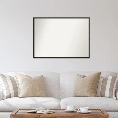 Vista 5 de Amanti Art Bathroom Mirror for Over Sink, Vanity Mirror, Wood Frame, Hangs Horizonally and Vertically, Bathroom Wall Decor, Non-Beveled Edge