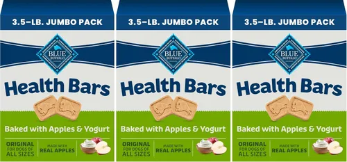 Vista 14 de Blue Buffalo Health Bars - Mini galletas para perros con huevo y queso