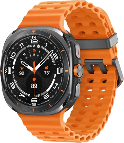 Vista 11 de Samsung Galaxy Watch Ultra (2025) - Reloj inteligente LTE de 1.850 in, carcasa de titanio, entrenamiento avanzado del sueño, entrenador de correr