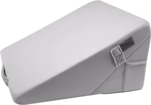 Vista 9 de VEVOR Almohada de cuña de cama para dormir, cuña ortopédica ajustable, relleno de espuma de alta densidad 25D y funda suave lavable, almohada