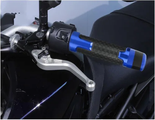 Vista 3 de Tapón de agarre para manillar de motocicleta y motocicletas, tapas de extremos para Yamaha MT07 FZ07 MT-07 FZ-07 2014-2021 2015 2016 2017 2018 2019