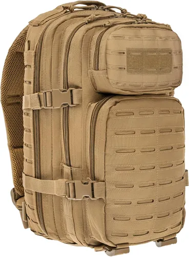 Vista 8 de Mochila táctica militar Miramrax para hombres 35L, pequeña, sistema Molle, resistente al agua, mochila de asalto de 3 días para bolsa de evacuación