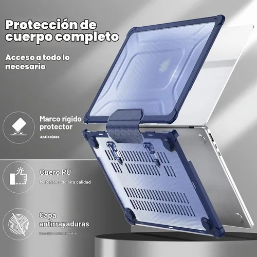 Vista 4 de Funda Batianda para MacBook Air de 15 pulgadas, modelo 2025 con chip M4, versiones 2024 y 2023, modelos A3241 A3114 (M3) / A2941 (M2) - Diseño