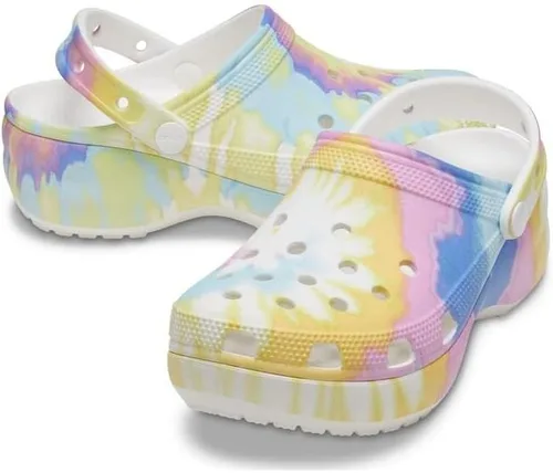 Vista 4 de Crocs Classic - Zuecos de plataforma para mujer