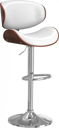 Vista 32 de YaFiti Taburetes de bar modernos giratorios, taburetes de bar altura de mostrador con respaldo para bar, cocina, comedor, color marrón