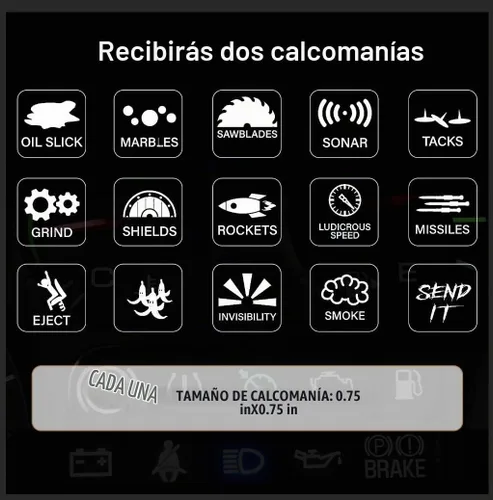 Vista 2 de 2 piezas de adhesivos de novedad para coche o camión, vinilo transparente, estilo moderno, impermeable, redondo, para uso en interiores, tema