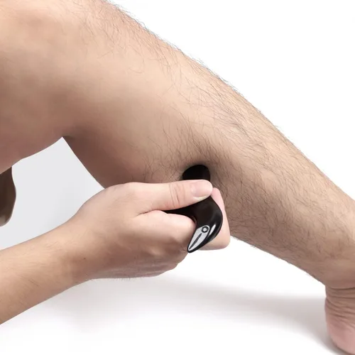 Vista 4 de Herramienta de masaje de punto de activación de tejido profundo, piedra bian natural, terapia de raspado de acupuntura Gua Sha, reflexología