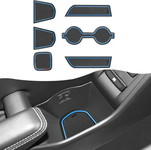 Vista 32 de SXCY Alfombrillas con ranura para puerta Toyota RAV4 2025 para Toyota RAV4 2019-2024 2025, accesorios para portavasos y portavasos 2024 2025 RAV4