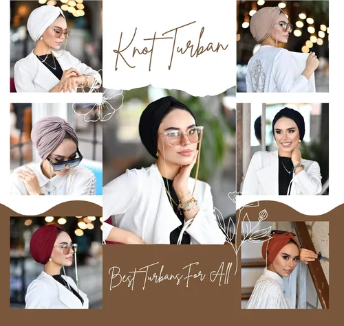 Vista 6 de para life Turbantes de nudo para mujeres-hiyab para mujerEnvolturas para el cabello-quimio-cáncer envolturas para la cabeza para mujeresHijab