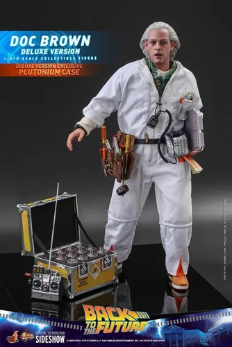 Vista 5 de Hot Toys Doc Brown - Deluxe Regreso al futuro
