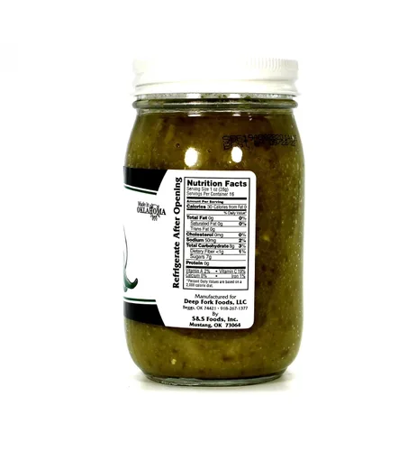 Vista 3 de Deep Fork Small Town Spice - Mantequilla de pimienta suave con pimientos verdes y jalapeños, condimento, 16 onzas (16.01 oz)