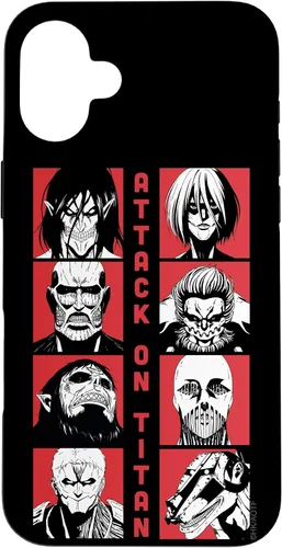 Vista 23 de Attack on Titan Funda Titan Lineup de temporada 4 para iPhone 17