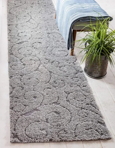 Vista 23 de Rugs.com - Alfombra de la colección Botanical Shag, alfombra de pelo de 4 x 6 pies color beige perfecta para salas de estar, comedores grandes