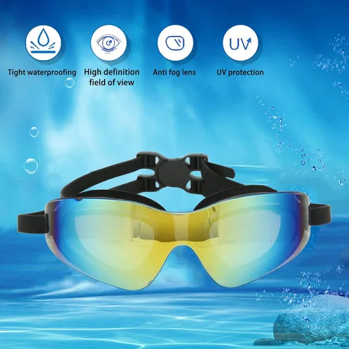 Vista 4 de GLOGLOW Gafas de natación, gafas de natación de gran angular para natatorio