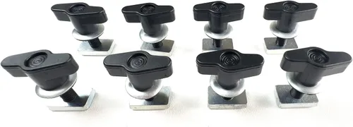Vista 4 de Tornillos de tuercas universales fáciles de poner y quitar, compatibles con modelos Jeep WranglerYJ TJ JK