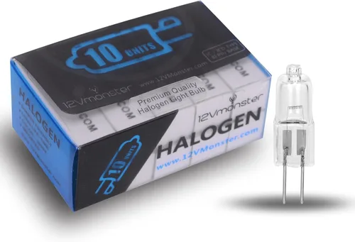 Vista 3 de Bombilla G4 24V Lente transparente 20 W 1.378 in Longitud 24 voltios Maquinaria pesada Marina tren Cabina Iluminación Bombilla de reemplazo JC 24 V