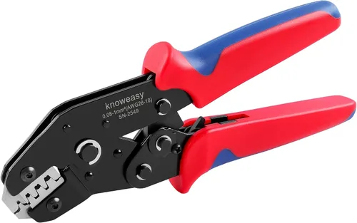 Vista 10 de Kit de herramienta de crimpado Knoweasy para conectores Deutsch DT: Crimpador de barril cerrado y barril abierto, herramienta de extracción