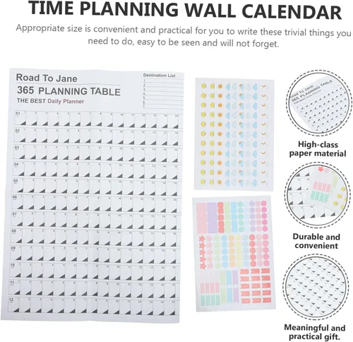 Vista 10 de Toddmomy Calendario de pared anual 2023, calendario de pared 2023, calendario anual de papel, calendario académico de pared, calendario diario